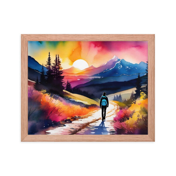 Framed Poster - Neon Forest Hike - Image 7