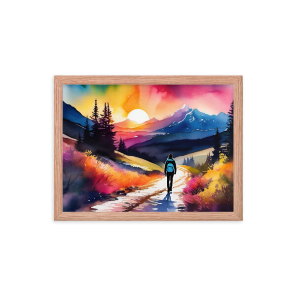 Framed Poster - Neon Forest Hike - Image 8