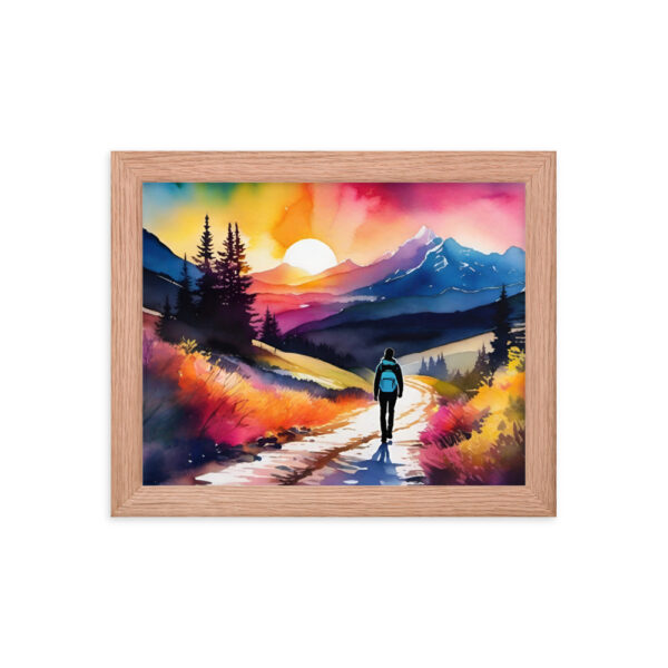 Framed Poster - Neon Forest Hike - Image 6