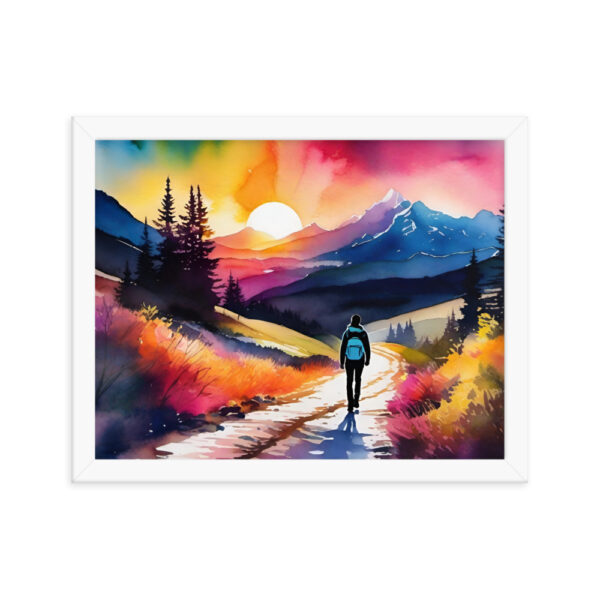Framed Poster - Neon Forest Hike - Image 12