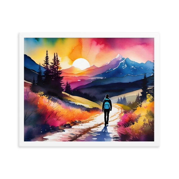 Framed Poster - Neon Forest Hike - Image 14