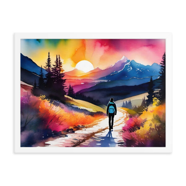 Framed Poster - Neon Forest Hike - Image 15