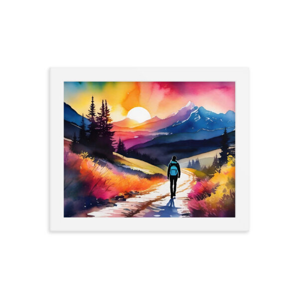 Framed Poster - Neon Forest Hike - Image 11