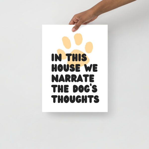 We Narrate the Dog's Thoughts - Poster - Image 2