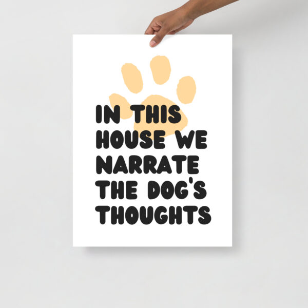We Narrate the Dog's Thoughts - Poster - Image 4