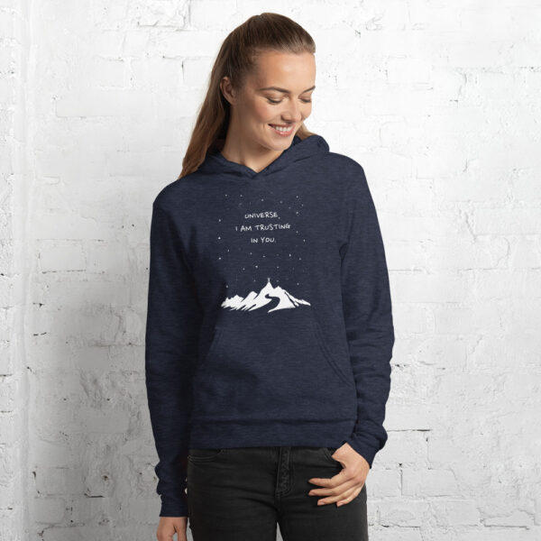 Universe I'm Trusting You - Unisex hoodie - Image 5