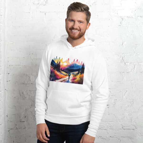 Neon Forest Hike - Unisex hoodie - Image 13
