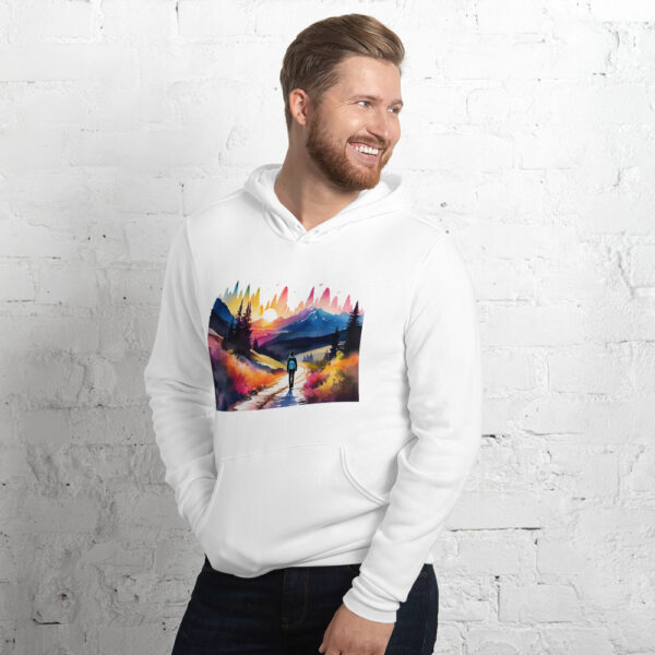 Neon Forest Hike - Unisex hoodie - Image 15