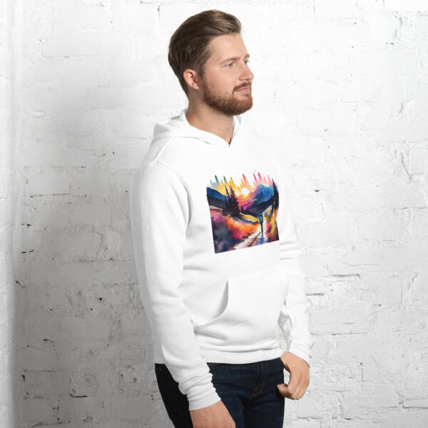 Neon Forest Hike - Unisex hoodie - Image 16