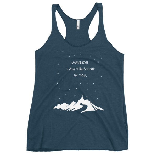 Universe I'm Trusting You - Women's Racerback Tank - Image 5